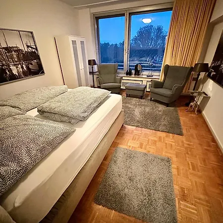 Einmaliger Rheinblick, Fusslaufig Zur Messe Apartment